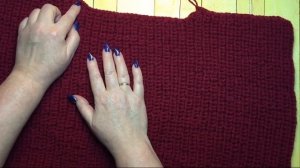 Свитер мужской, размер 50-52/потайной резинкой/подробный обзор процесса/