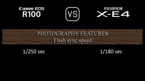 Canon EOS R100 vs. Fujifilm X-E4: A Comparison of Specifications