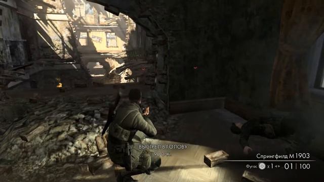 Sniper Elite V2 DEMO Первый взгляд смотреть онлайн