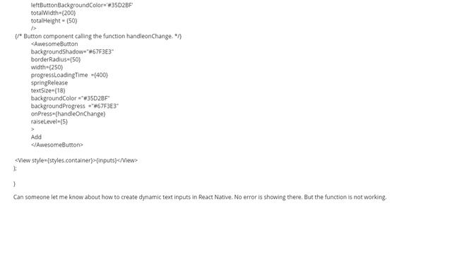 Adding Input Fields Dynamically in React Native Expo (1 answer) смотреть онлайн