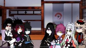 Uppermoons+muzan react to NEZUKO KAMADO ||1/?|| ||kny|| ||no ship|| Akane-san|| || credits?