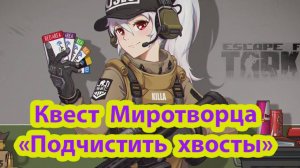 Escape from Tarkov Квест Миротворца «Подчистить хвосты»