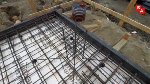 УСТРОЙСТВО ПЛИТНОГО ФУНДАМЕНТА С ТЕРМОРАЗРЫВОМ. ЗАЛИЛИ 50 КУБОВ БЕТОНА