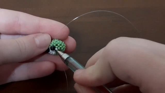 Динозаврик из бисера мини амигуруми / 1 часть
