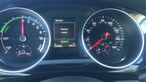 Сброс сервиса масла и сервиса инспекции VOLKSWAGEN JETTA HYBRID 2015