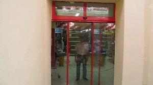 Раздвижные телескопические автоматические двери G-U