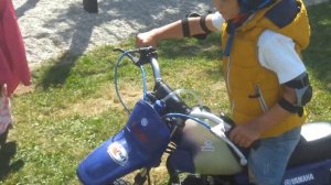 Yamaha pw 50 blast in school grounds