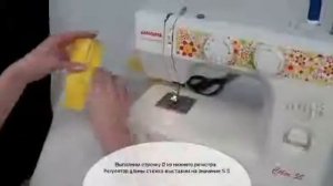 Швейная машина JANOME COLOR 55.  Видеообзор