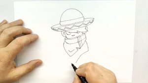 Как нарисовать Молниеносный Эдгар - Бравл Старс - How to draw Quickdraw Edgar - Brawl Stars