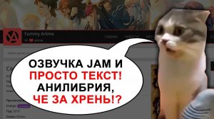 ОЗВУЧКА JAM И ПРОСТО ТЕКСТ! АНИЛИБРИЯ, ЧЕ ЗА ХРЕНЬ!? | ЛЛН