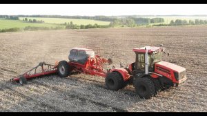 HORSCH AVATAR 12.25 SD , Кировец К-525. Настраиваю сеялку для сева  с сухую твёрдую почву.