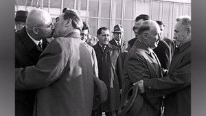 Страстные поцелуи Леонида Брежнева. История.