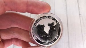 7 унций серебра. Серебряные инвестиционные монеты