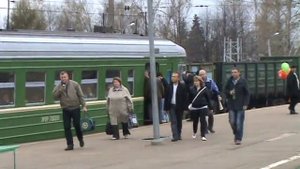 Электропоезд ЭР2Р-7082 станция Голицыно