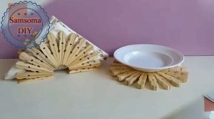 شوفي ماذا يمكنك عمله بمقابض الغسيل/ افكار مميزة باستعمال المشابك/ Decoration Ideas using Clothespin