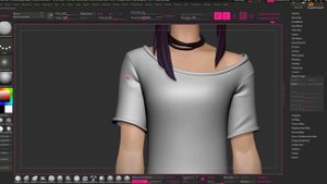 GFG урок#12: делаем складки в ZBrush