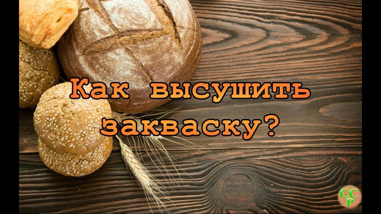 Сушим, но не сухари. Как сохранить закваску?