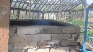 Простой и дешевый уличный камин для беседки.