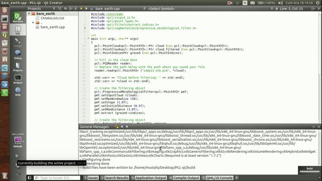 PCL kütüphanesi Qtcreator ile derleme - how to run PCL (Point cloud library) under QTcreator смотреть онлайн