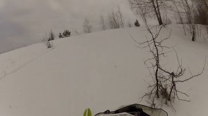 Покатушки на снегоходах. Овраги и балки