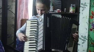 Этюд Л.Шитте на аккордеоне