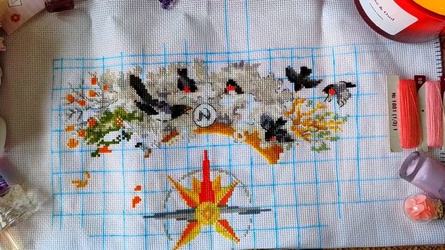 ВЫШИВАЮ наборы от Luca-S Riolis Mirabilia  Мои ПРОДВИЖЕНИЯ  Первая половина ФЕВРАЛЯ