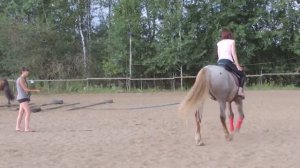 Падение с лошади. КСК. Авангард. г. Электросталь