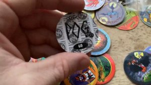 Фишки,Кепсы,,POG ORIGINAL VINTAGE TM & c 1994 WPF сравнил фишки старого времени