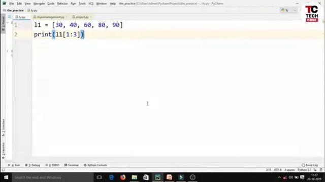 List Manipulation Class 11 cbse | List Slicing | List Operations | Python for Class 11 cbse