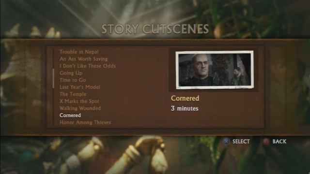 PS3 Uncharted 2: Among Thieves - 100 Story CompletedAll Cutscenes Save