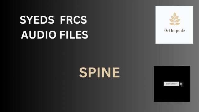 315 FRCS ortho Spine SC monitoring