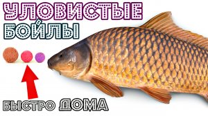 Как приготовить бойлы на карпа дома за 10 минут? Показывает опытный рыбак.