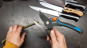 Секатор Gardena перед заточкой. Часть 1.