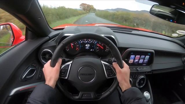 2017 Chevrolet Camaro SS 6.2 V8 - POV Test Drive | Performance Exhaust смотреть онлайн