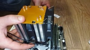 Как установить башенный кулер для процессора на материнскую плату. Snap-on tower cooler installation