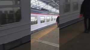 Москва аэропорт Домодедово обзор электрички до Павелецкого вокзала