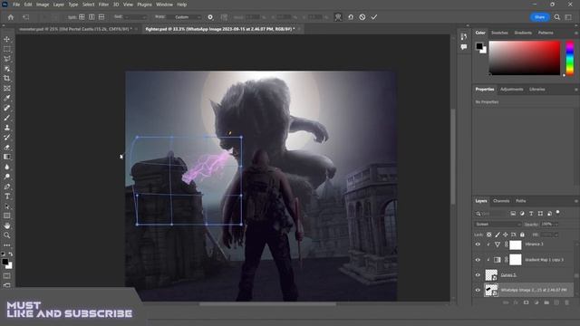 Cinematic Photo Manipulation - Adobe Photoshop | BID IT Lab | #photomanipulation #tutorialyoutube