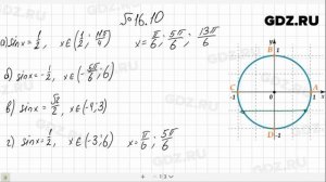 № 16.10- Алгебра 10-11 класс Мордкович