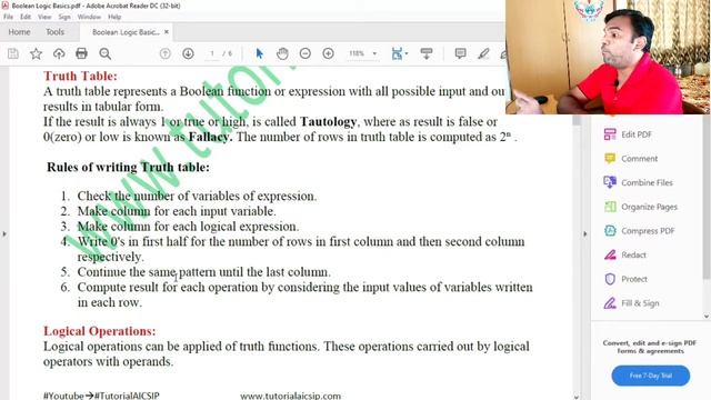 Boolean logic Class 11 CS |  Introduction to Truth Table | AND OR NOT operators explained