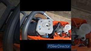 Husqvarna 395xp new, review, cold start and test power.