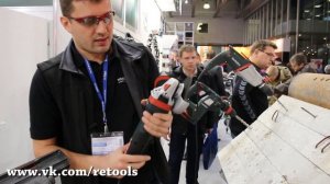 Metabo УШМ с кожухом пылеотвода для зачистки бетона  выставка mitex 2014