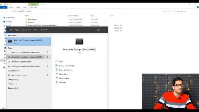 How to install Anaconda Python 3.8 and Jupyter Notebook on windows 10