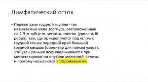 топографическая анатомия молочной железы