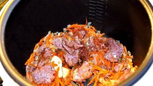 Гречка с тушенкой в мультиварке
