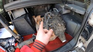 Долгожданный свап Паджеро 2 на 3 uz 6 speed
