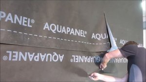АКВАПАНЕЛЬ®. Монтаж гидроветрозащитной мембраны