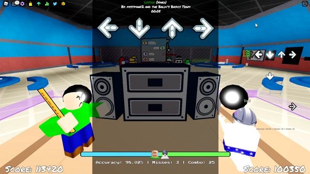 Playing Funky Friday As BALDI (Roblox FNF) смотреть онлайн