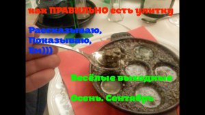 Как есть улитку (эскарго по-бургундски) | Рассказываю и показываю