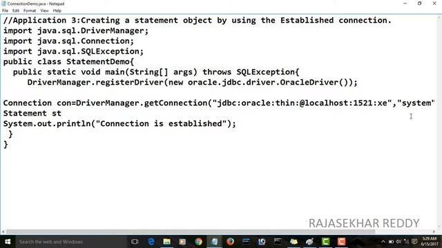 How To Create Statement Object In Jdbc part 3 | Advanced Java Tutorial JDBC videos for free| смотреть онлайн