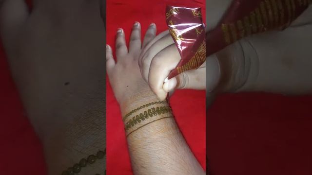 Beautiful Bracelet Mehndi Design || Megha Mehndi Short Video